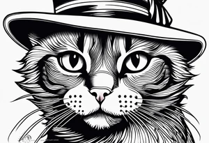 cat in the hat tattoo idea