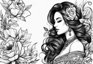 A lady reveals her boobs tattoo idea
