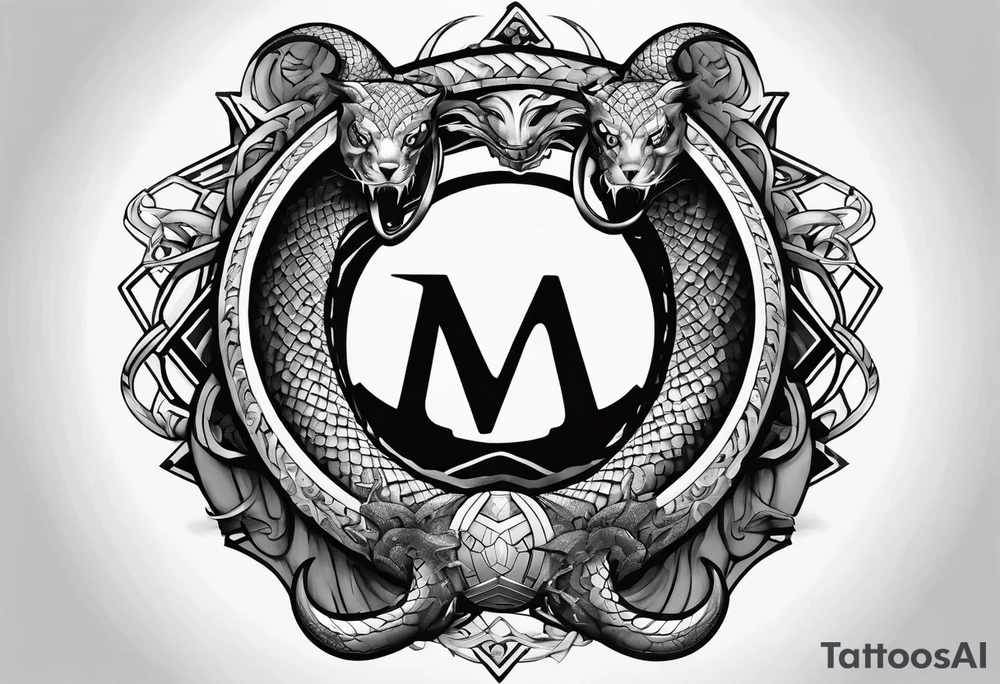 ouroboros tattoo idea
