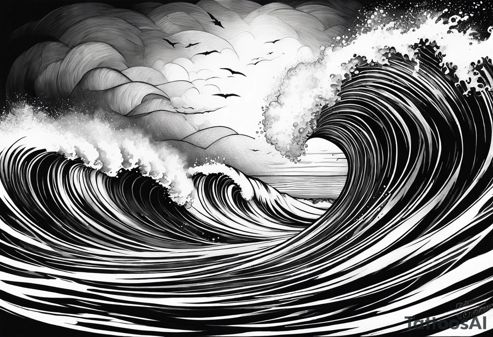 waves;
"come what may"; outside forearm not an oval tattoo idea waves;
"come what may"; outside forearm not an oval tattoo idea