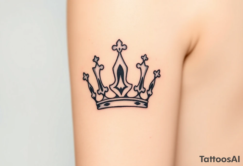 Royalty crown tattoo idea