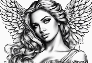 Angel remember love tattoo idea