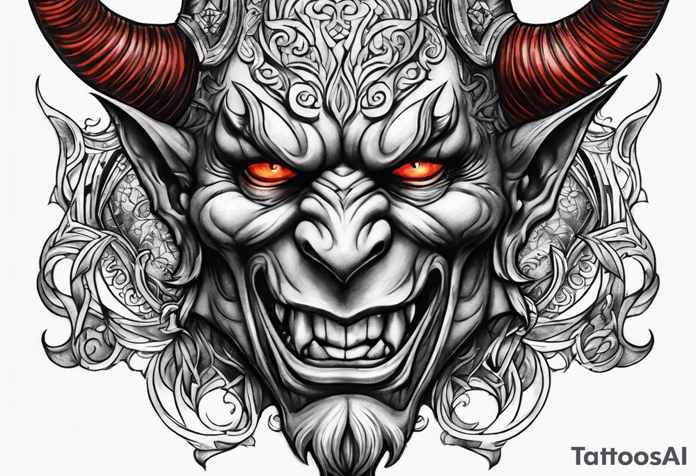 devil tattoo idea