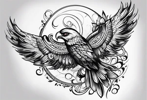 3 6 9 numbers arm tattoo idea