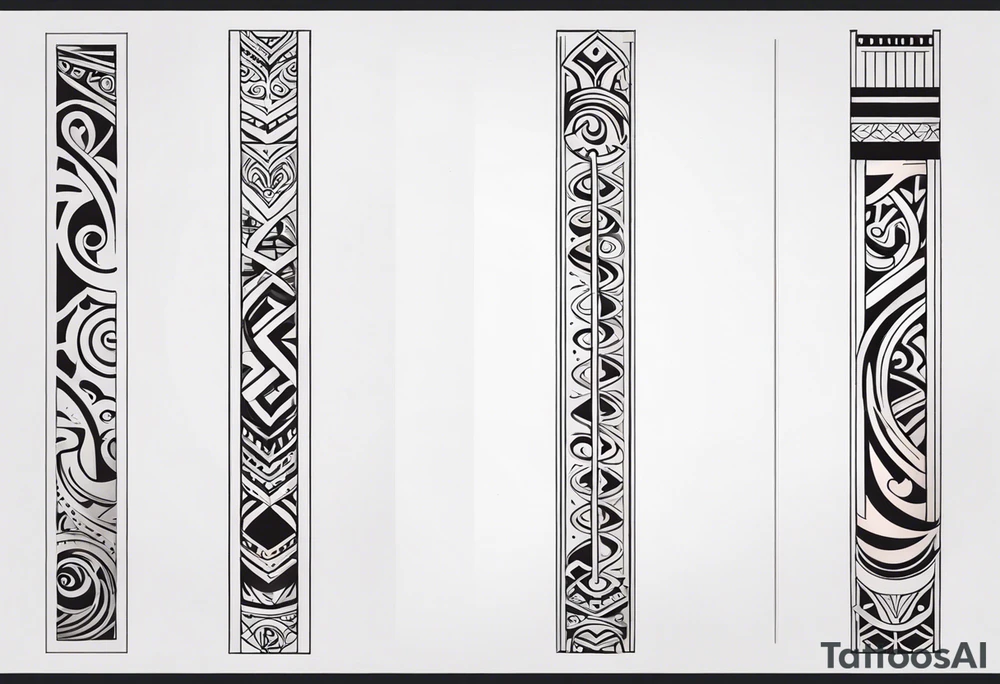 maori tribal  spine tattoo tattoo idea