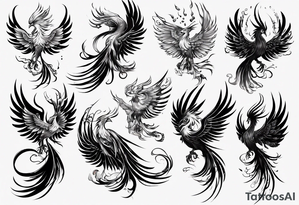 Phoenix tattoo idea