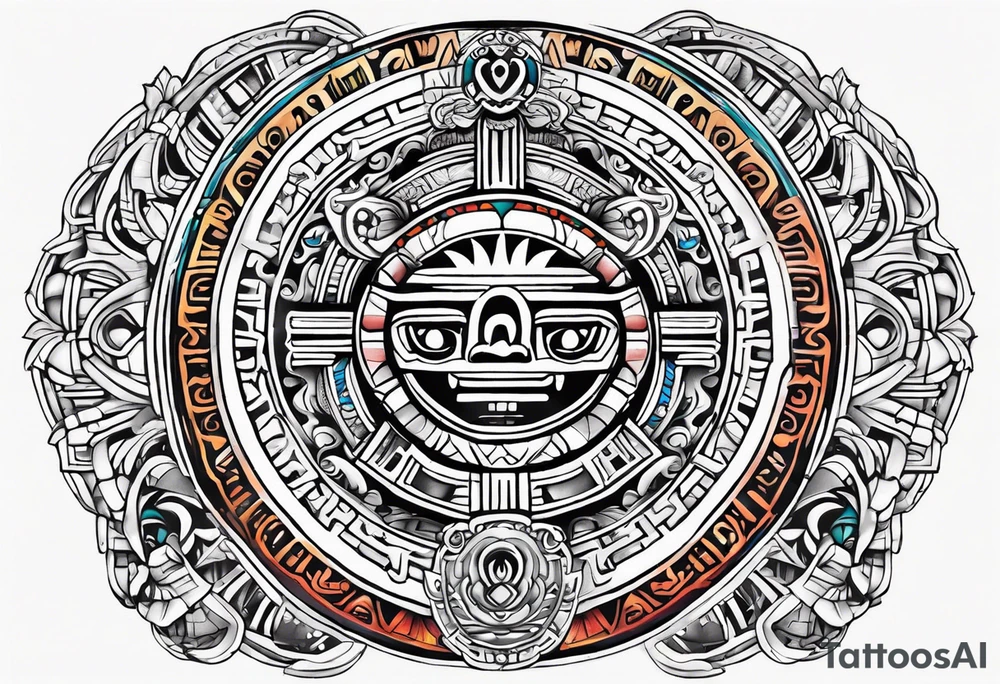 Mayan calendar tattoo idea