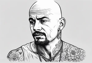 Tattoo artist without hair man tattoo idea