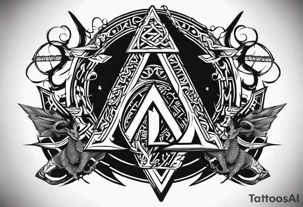 Valhalla sword chain barbed wire
dragon axe Valknut tattoo idea Valhalla sword chain barbed wire
dragon axe Valknut tattoo idea