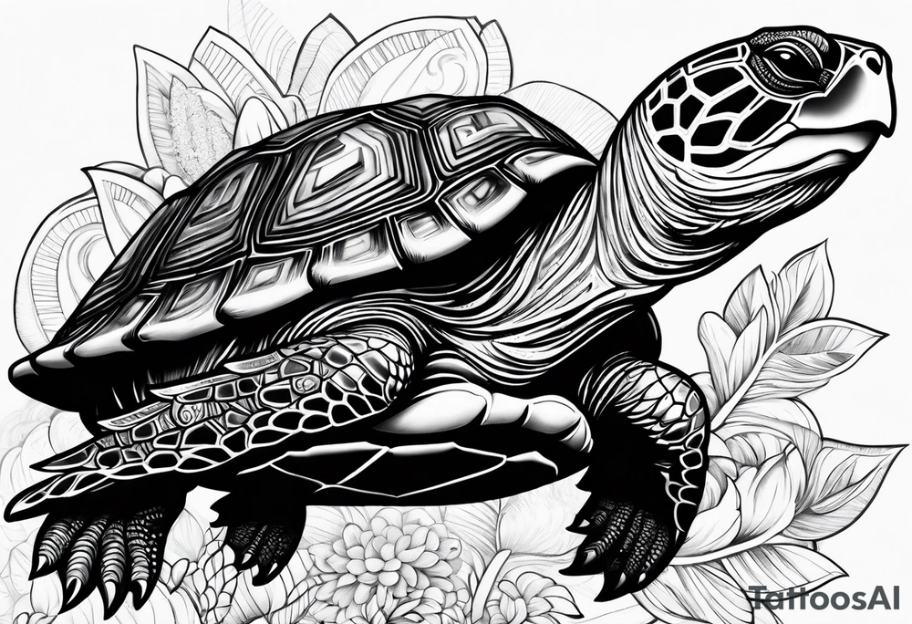 hawaii turtle tattoo idea