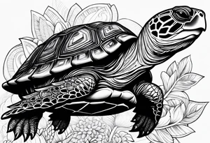 hawaii turtle tattoo idea