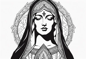 mother Mary tattoo idea