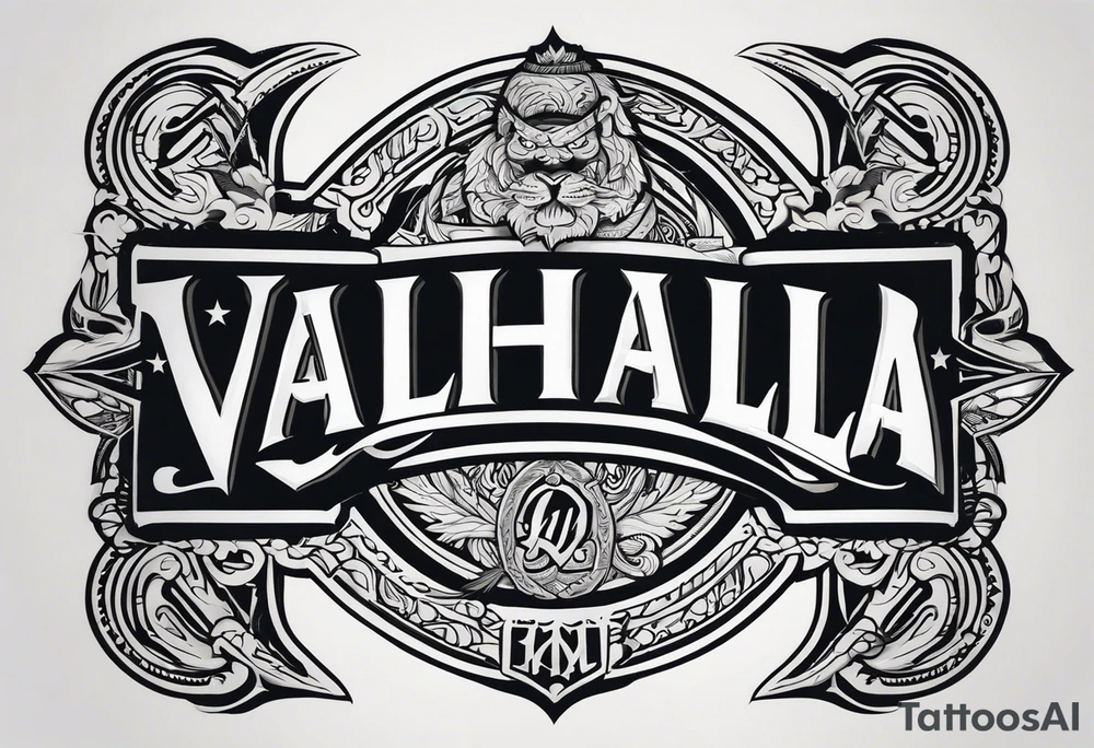 Valhalla military tattoo idea