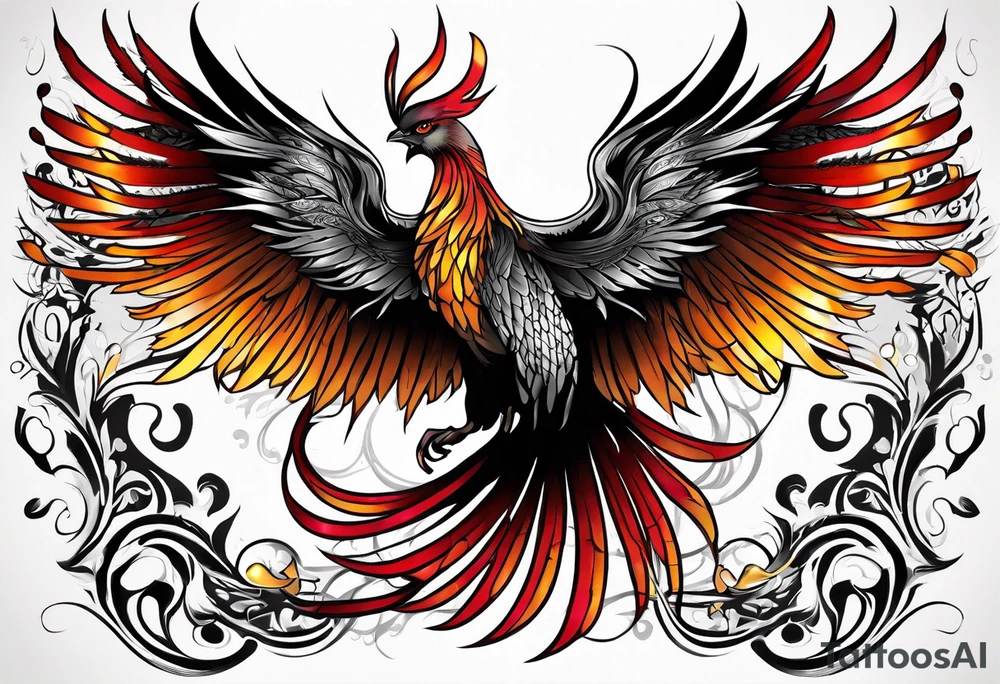 phoenix tattoo idea