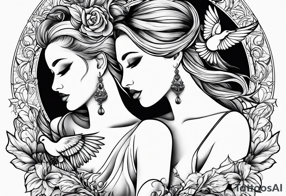 doves tattoo idea