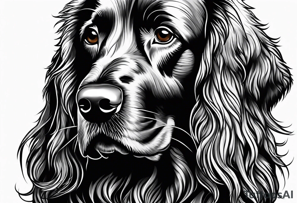 irish setter tattoo idea