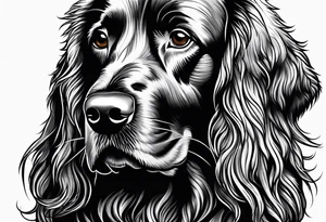 irish setter tattoo idea