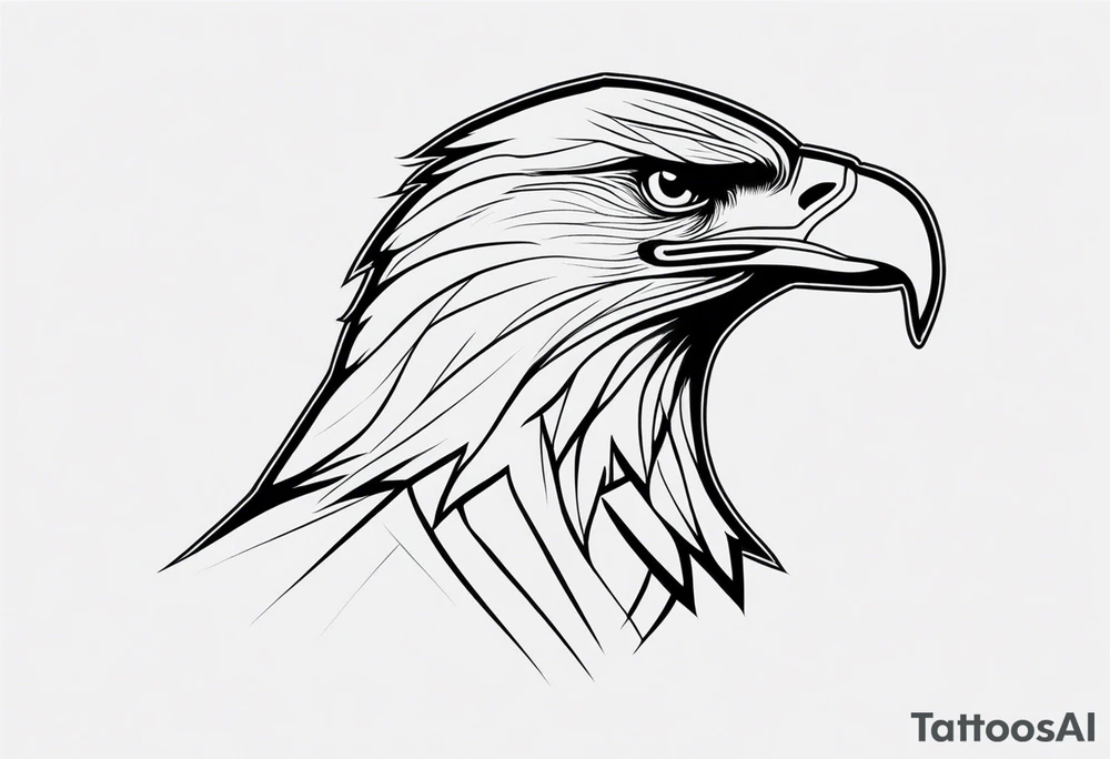 An eagle tattoo idea
