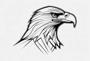 An eagle tattoo idea