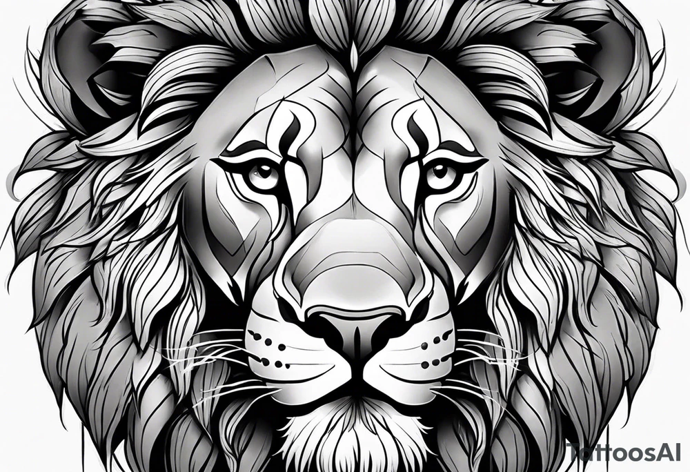 Lion tattoo idea