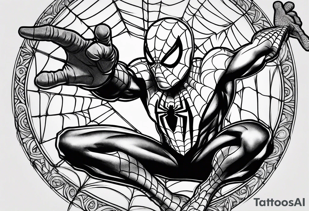 Spiderman tattoo idea
