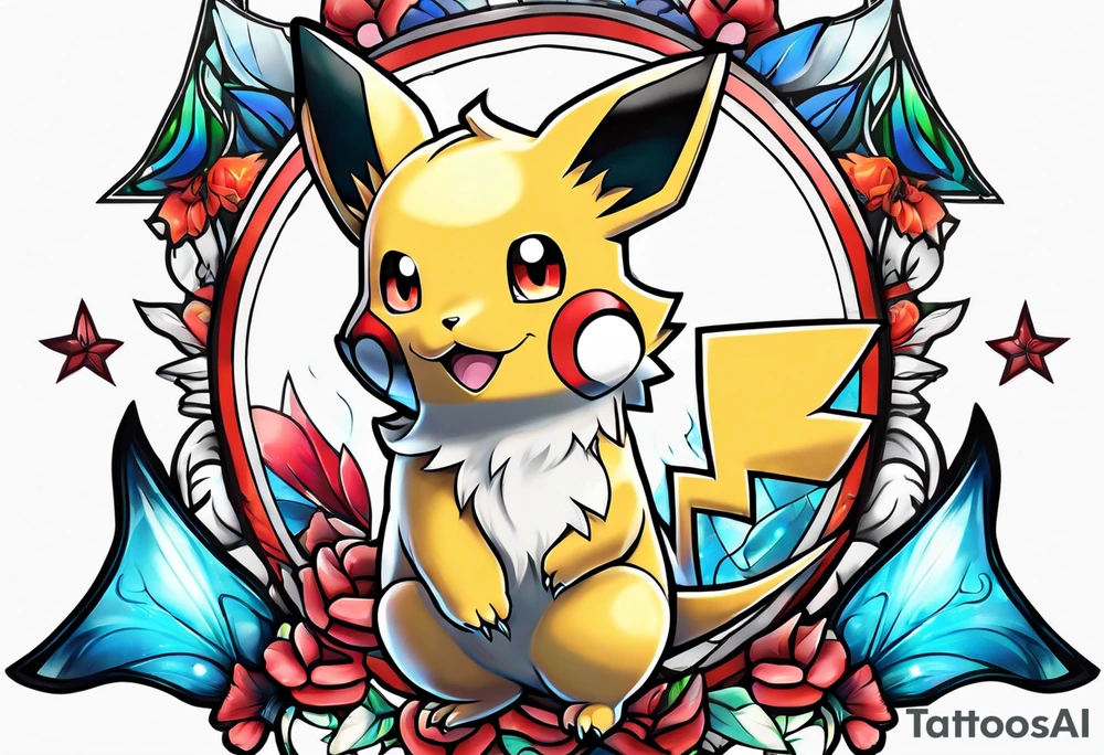 pokemon tattoo design tattoo idea