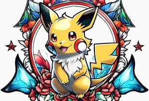 pokemon tattoo design tattoo idea