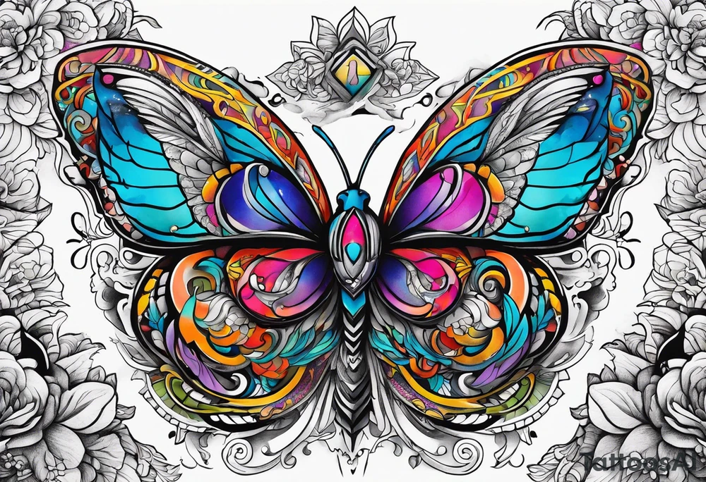 create tattoo with number 13 with the background without any elements tattoo idea