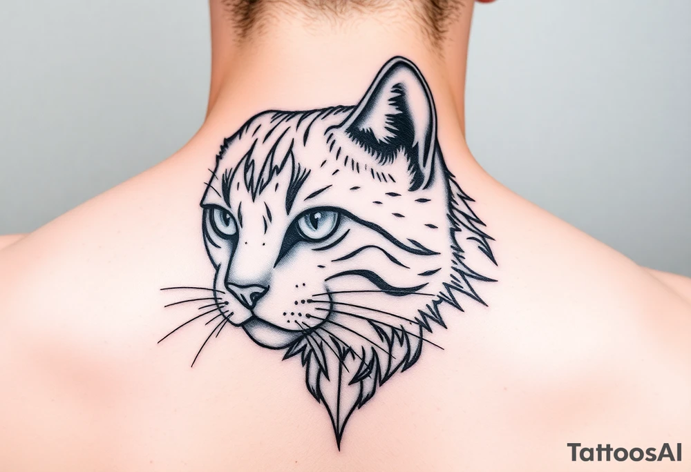 Cat tattoo idea