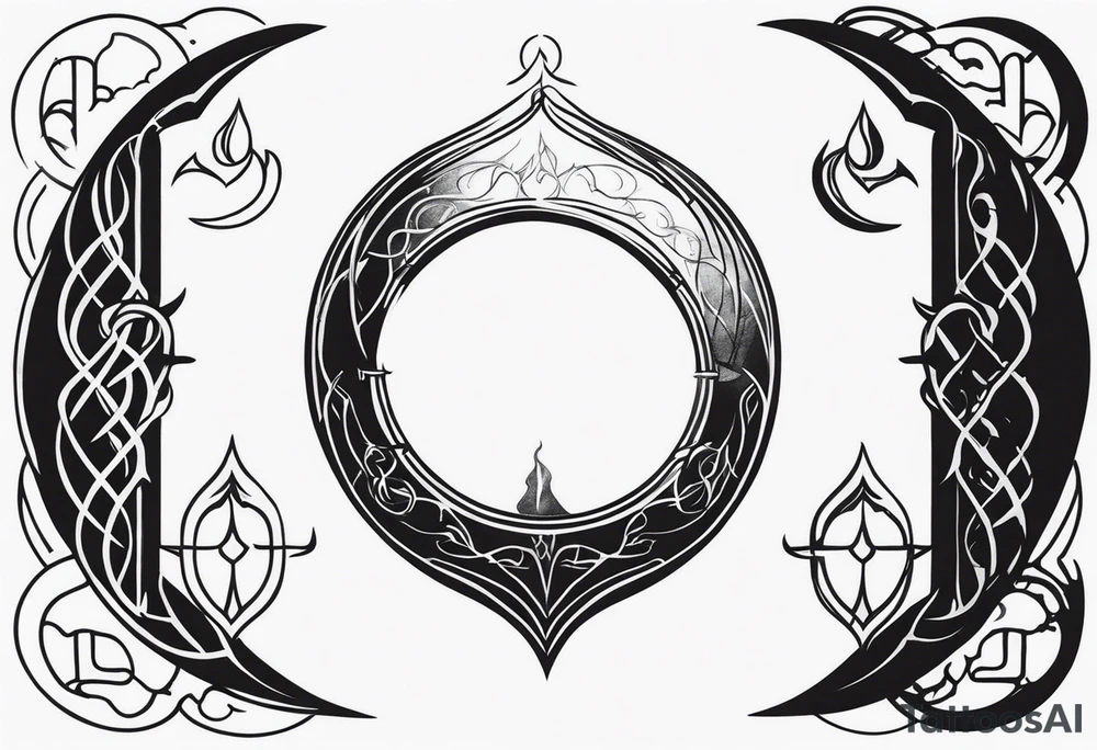Lord of the rings. Small and very simple minimalist tattoo idea