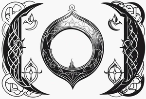 Lord of the rings. Small and very simple minimalist tattoo idea