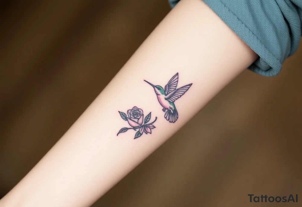 Name: Debby Deguzman 
8-17-61 to 5-29-25
Rose
Hummingbird tattoo idea