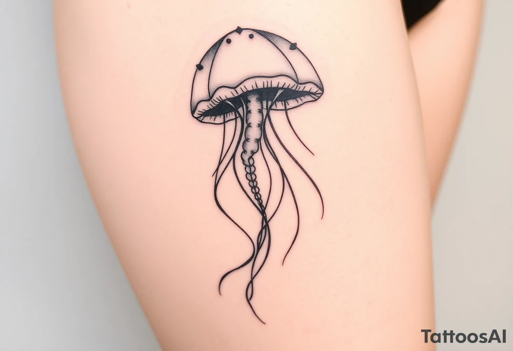 A big jellyfish tattoo tattoo idea