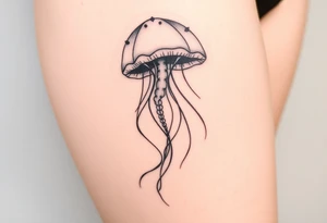 A big jellyfish tattoo tattoo idea