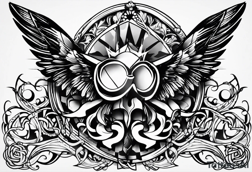 music related tattoo idea