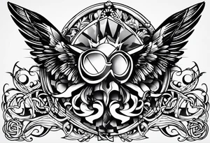 music related tattoo idea