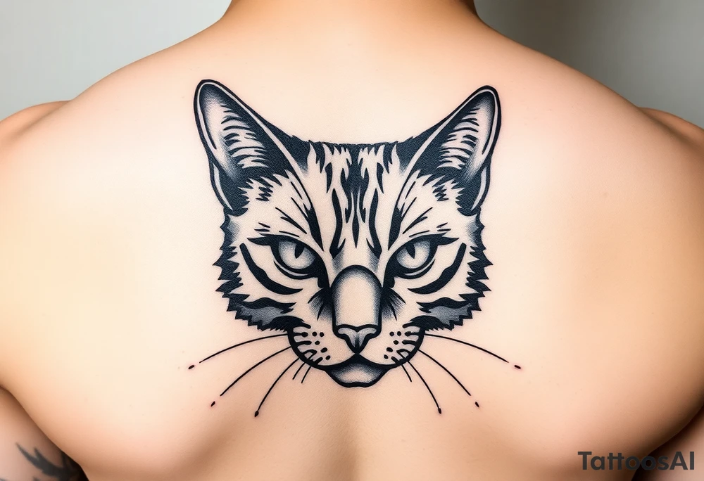 Black Cat tattoo idea