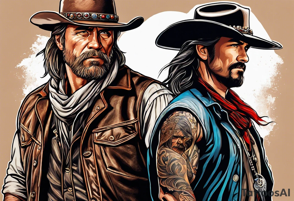 Western movie tattoo idea