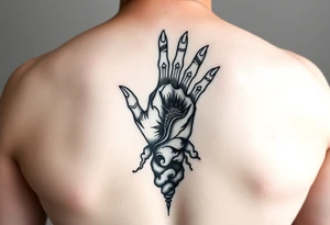 japans hand + Full arm  tattoo concept tattoo idea