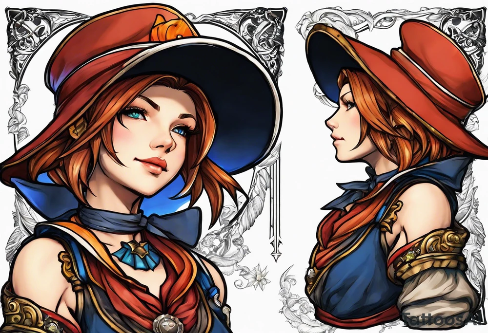Beatrix from Final Fantasy 9 tattoo idea