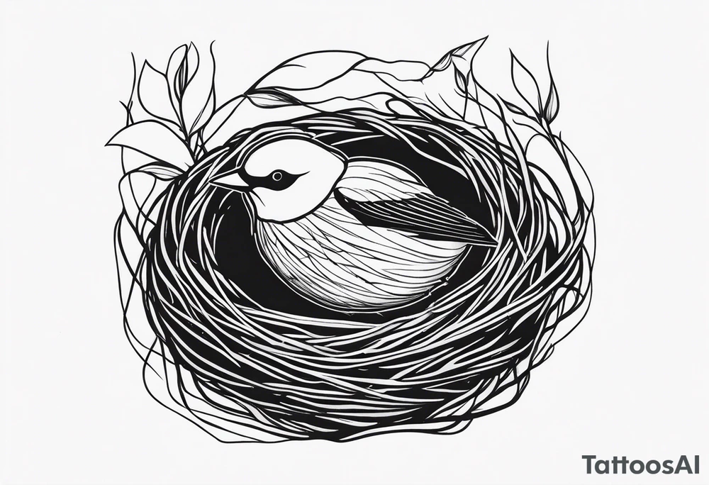 BIRD NEST tattoo idea