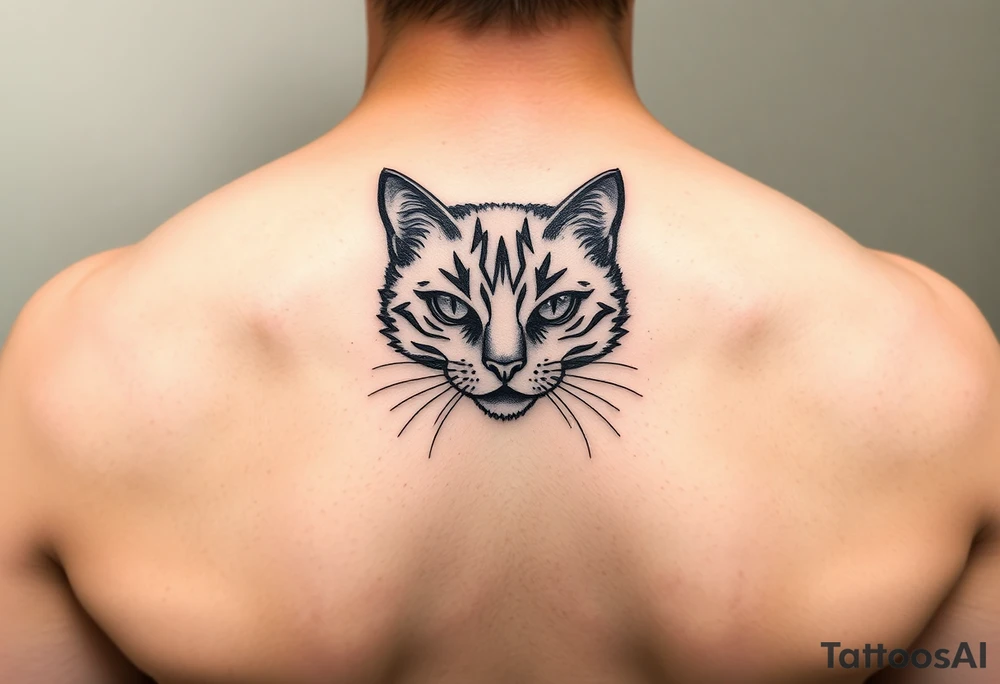 Black Cat tattoo idea