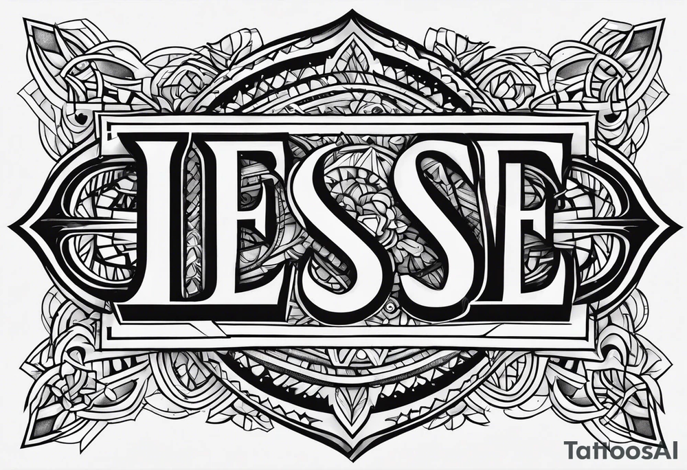 The name Jesse tattoo idea