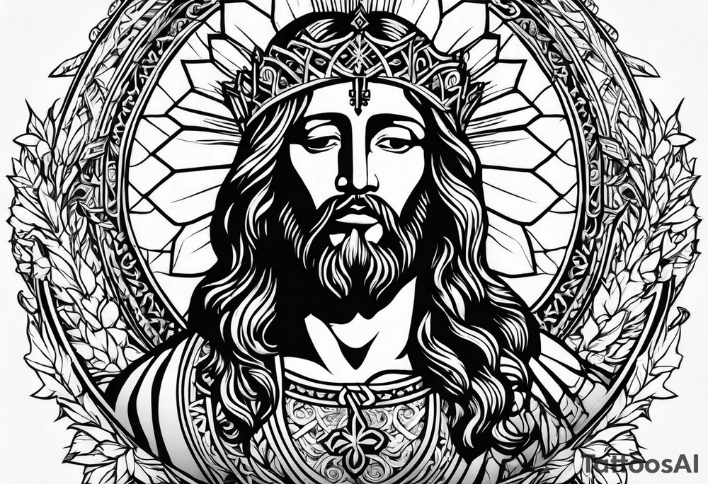 nombre de jesus tattoo idea