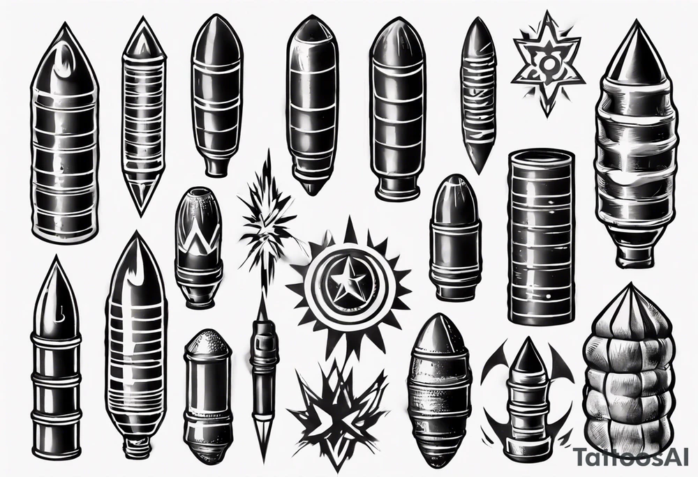 artillery shell tattoo idea