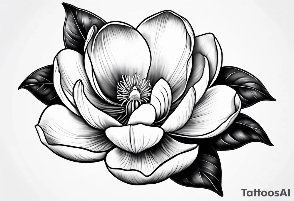 magnolia tattoo idea