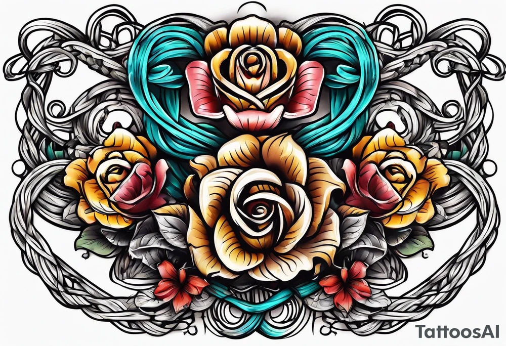 Rope knots tattoo idea