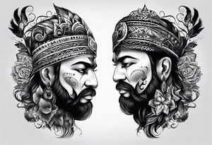 I don't hear, I don't see, I don't speak tattoo idea
