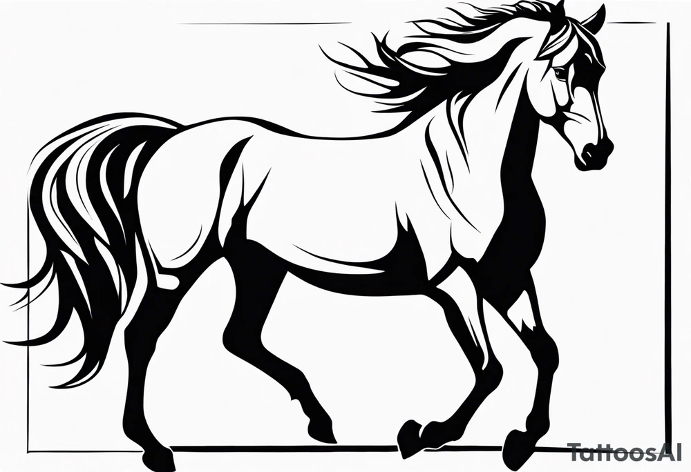 horse tattoo idea