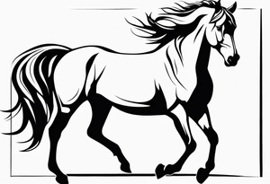 horse tattoo idea